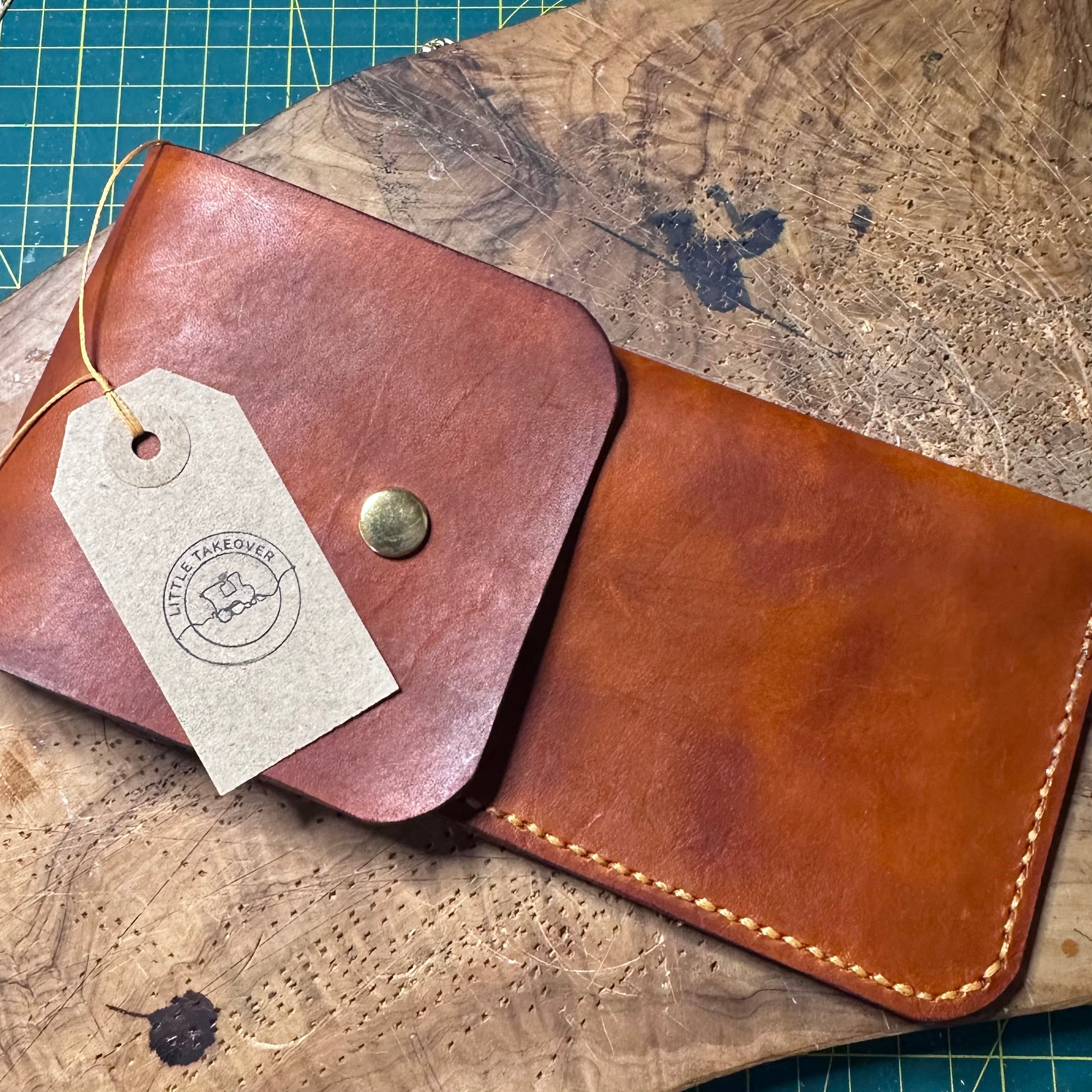 Brown Leather Case in Veg Tan