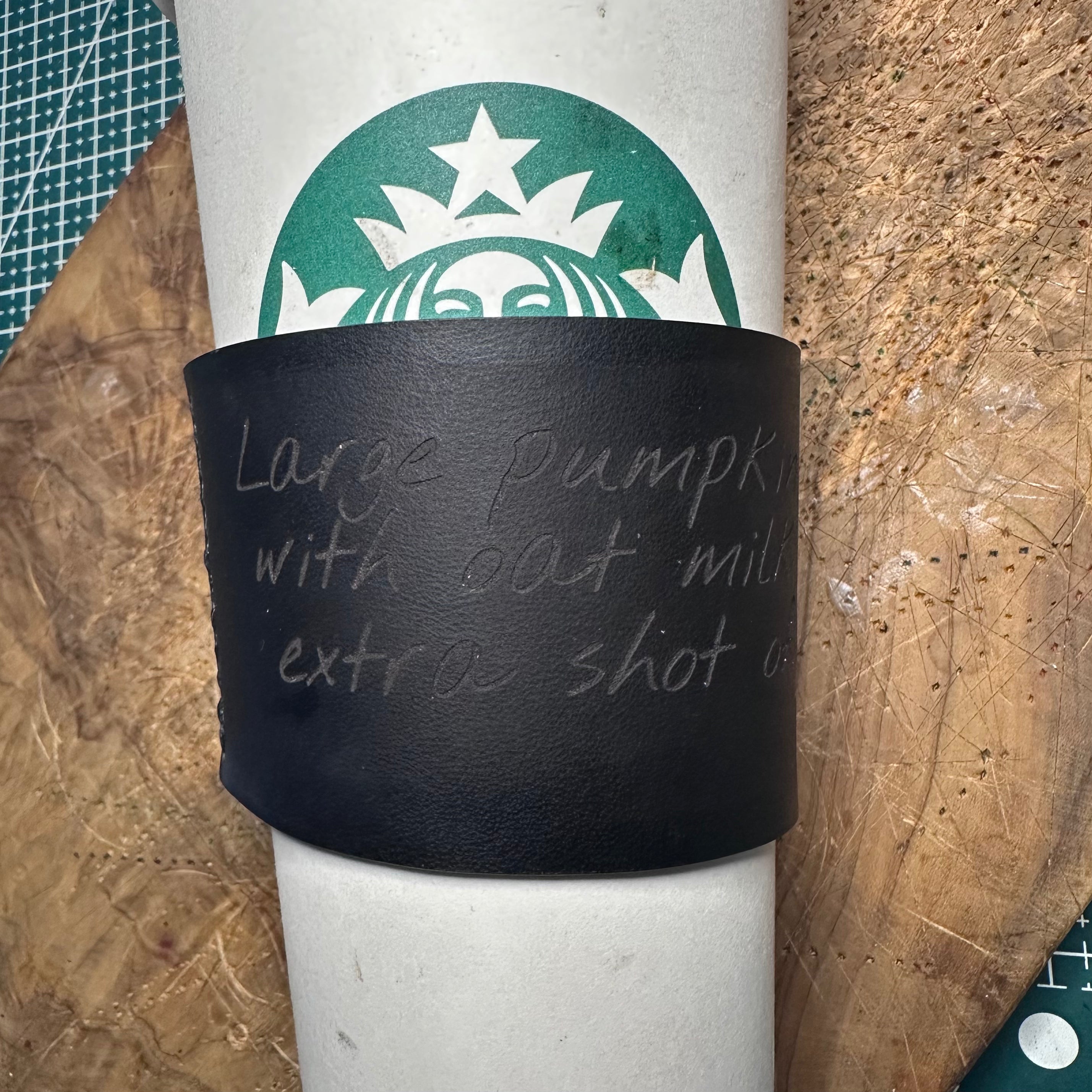 Personalised Coffee Cup Sleeve